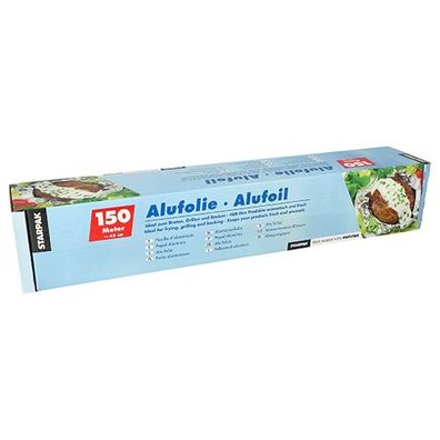 6 x Alufolie 150 m x 45 cm in Faltschachtel