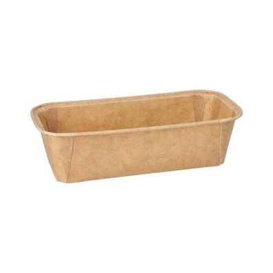 8 x 25 Backformen eckig 523 ml 5 cm x 8,5 cm x 18,8 cm braun