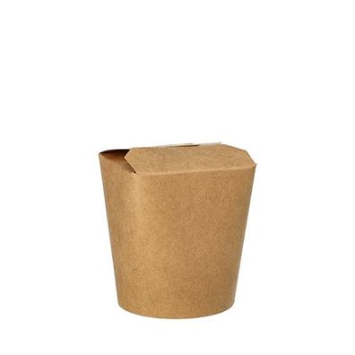 20 x 25 Snackboxen, Pappe eckig 230 ml 7,5 cm x 6,5 cm x 5,8 cm braun