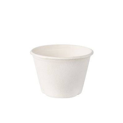 10 x 50 Schalen, Zuckerrohr "pure" 100 ml Ø 7,5 cm · 5,3 cm weiss