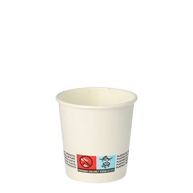 20 x 50 Trinkbecher, Pappe 0,1 l Ø 6,3 cm · 6 cm weiss
