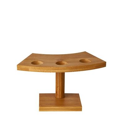 6 x Tray, Bambus "pure" 9 cm x 16 cm x 7,6 cm für 3 Spitztüten