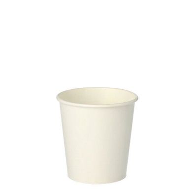 20 x 50 Trinkbecher für Kaltgetränke, Pappe 0,1 l Ø 6,3 cm · 6,3 cm weiss