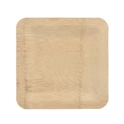 25 x 10 Teller, Bambus "pure" eckig 1,5 cm x 25,5 cm x 25,5 cm