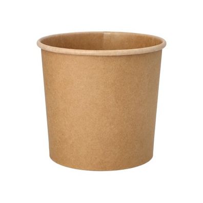 20 x 25 Suppenbecher, Pappe 760 ml Ø 11,5 cm · 11 cm braun