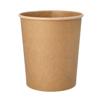 20 x 25 Suppenbecher, Pappe rund 940 ml Ø 11,5 cm · 13 cm braun