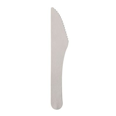 10 x 100 Messer, Papier "pure" 15,8 cm weiss