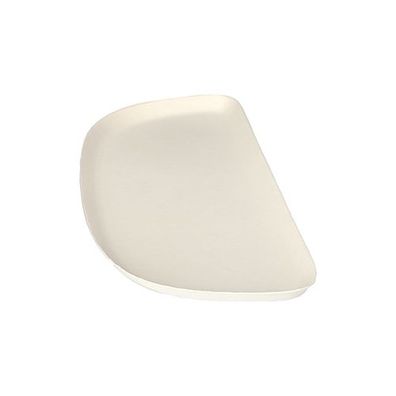 8 x 24 Teller 1/2, Zuckerrohr "pure" 1,3 cm x 30 cm x 13,5 cm weiss "Belle Vie, Ligne