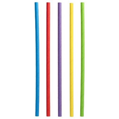 6 x 500 Shake-Halme Papier Ø 8 mm · 25 cm farbig sortiert