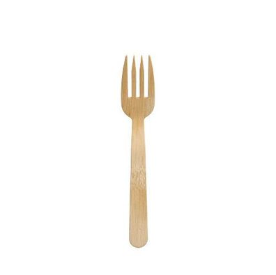 20 x 50 Fingerfood - Gabeln, Bambus "pure" 12 cm