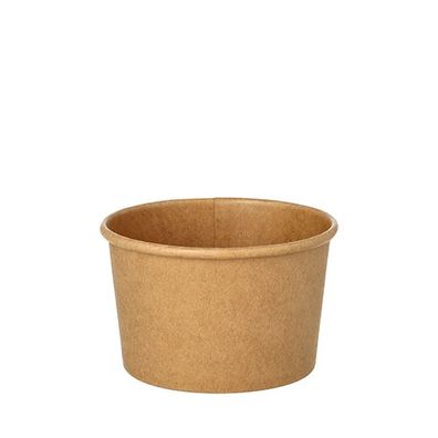20 x 25 Suppenbecher, Pappe rund 230 ml Ø 9,8 cm · 6 cm braun