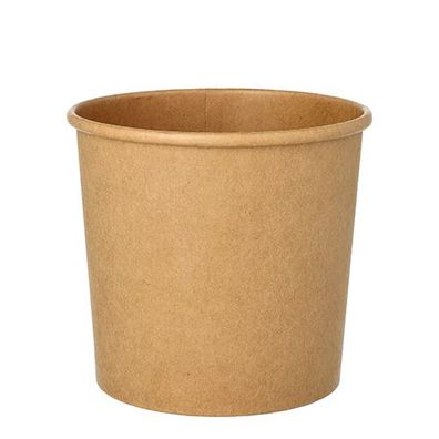 20 x 25 Suppenbecher, Pappe rund 760 ml Ø 11,5 cm · 11 cm braun