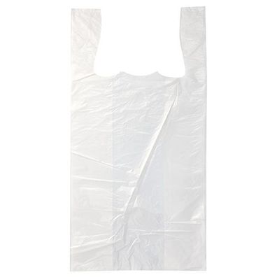 5 x 200 Hemdchen-Tragetaschen, HDPE 60 cm x 30 cm x 18 cm weiss
