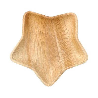 10 x 6 Teller, Palmblatt "pure" 2,3 cm x 22,3 cm x 20 cm Stern
