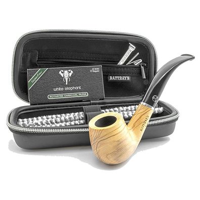 Rattray's Pfeife, Joy Olive Smooth 8 - Starter Set