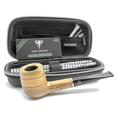 Rattray's Pfeife, Joy Olive Smooth 113 - Starter Set