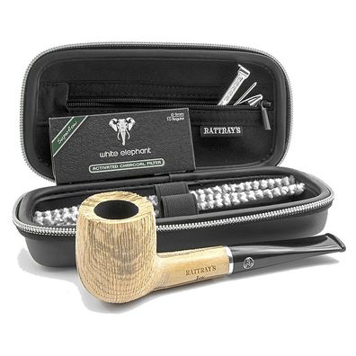 Rattray's Pfeife, Joy Olive Brushed 113 - Starter Set