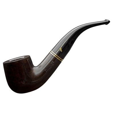 Peterson Pfeife Tyrone 01, dunkelbraun, glatt