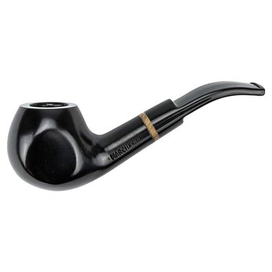 Jean Claude Pfeife Modell Nr.1, leicht gebogen, schwarz