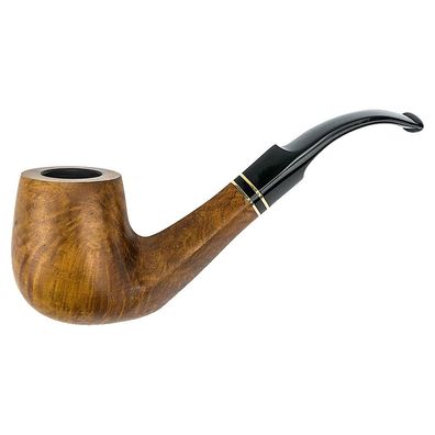 Jean Claude Pfeife Modell Nr.3, gebogen, hellbraun