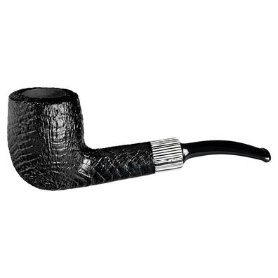 VAUEN Pfeife Hippo 5868, schwarz, sandgestrahlt, 9mm Filter