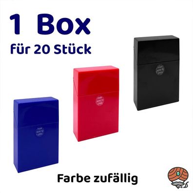 Hauser Kunststoff Zigarettenbox, 20er, Farbe nicht wählbar