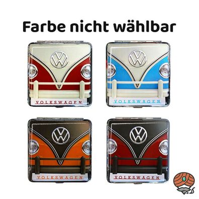 Metall Zigarettenetui VW Bus Front mit Gummiband, Farbe nicht wählbar