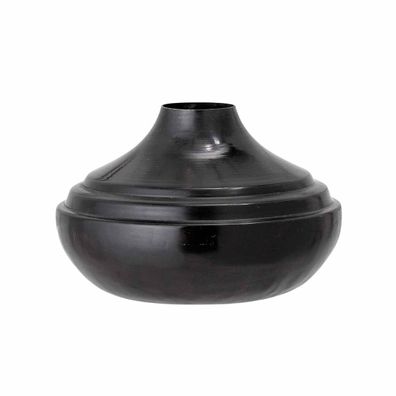 Bloomingville 82050527 Vase Mari, Schwarz, Metall