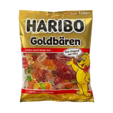 HARIBO Goldbären Tüte, Fruchtgummi 175g