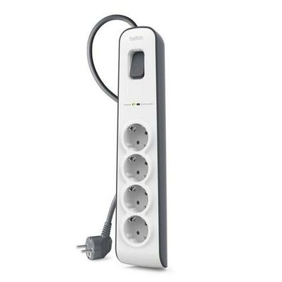 Steckdosenleiste mit 4 Steckdosen mit Schalter Belkin (2 m)
