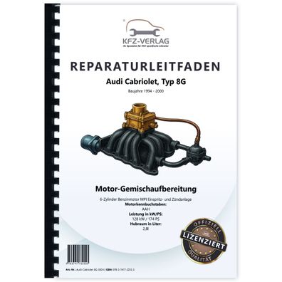 Audi Cabriolet 1994-2000 MPI Einspritz- Zündanlage 174 PS Reparaturanleitung
