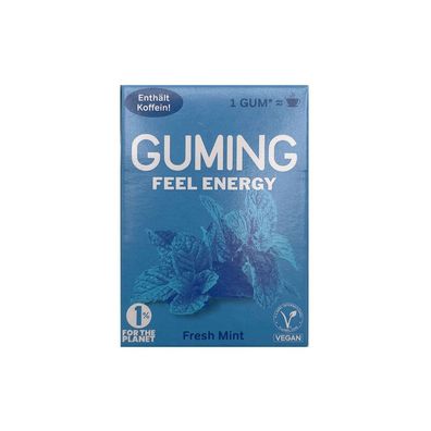 Guming Feel Energy Fresh Mint, Kaugummi mit Koffein, Schachtel à 24g