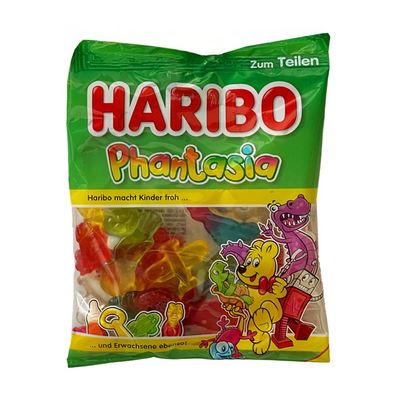 HARIBO Phantasia Tüte, Fruchtgummi, teilweise mit Schumzucker 175g