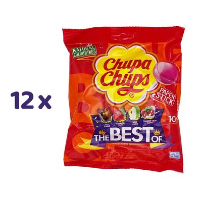 Chupa Chups The Best of Lollipops 12x 120g