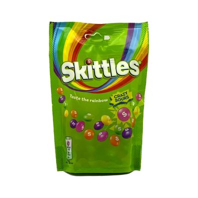 Skittles Crazy Sours Kaudragees-136g Beutel