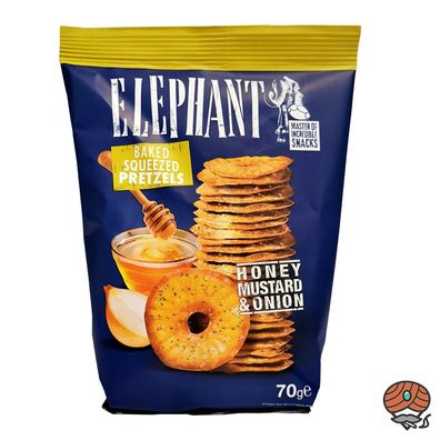 Elephant Pretzels Honey, Mustard & Onion 70g