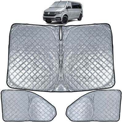 Sonnenschutz Verdunklung 3 teilig für VW Bus Transporter T6.1 ab 2019
