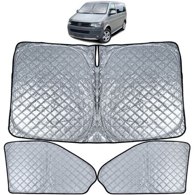 Sonnenschutz Verdunklung 3 teilig für VW Bus Transporter T5 T6 2003-2019