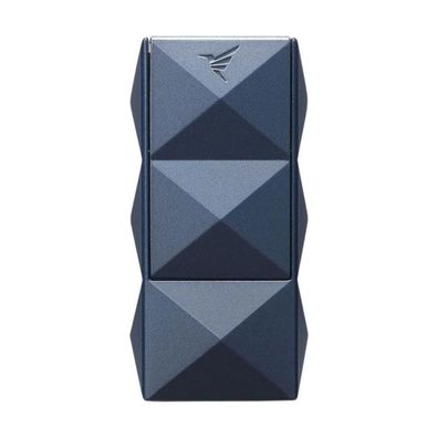 Colibri Quasar II 2er-Jet Flame - marine Metall Feuerzeug mit Rundcutter