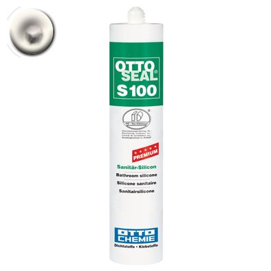 AKTION - Ottoseal S 100 Sanitär-Silicon Vanillebeige Kartusche MHD: 08/25