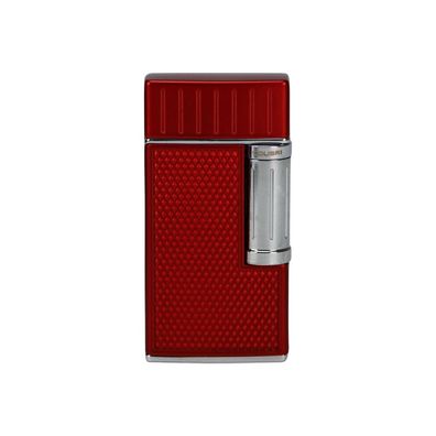 Colibri Julius II Feuerzeug 2er-Softflamme - rot / chrome, unbefüllt