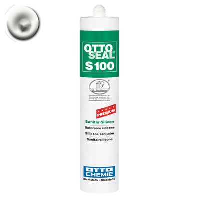 AKTION - Ottoseal S 100 Sanitär-Silicon Schneeweiß Kartusche MHD: 07/25