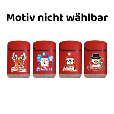 Easy Torch Feurzeug mit Jetflame in X-Mas Red, Design zufällig