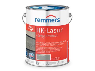 AKTION - Remmers HK-Lasur 5 L Eimer Silbergrau MHD: 12/22