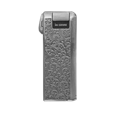 IM Corona Pipemaster Pfeifenfeuerzeug mit Besteck, Floral / Zinn