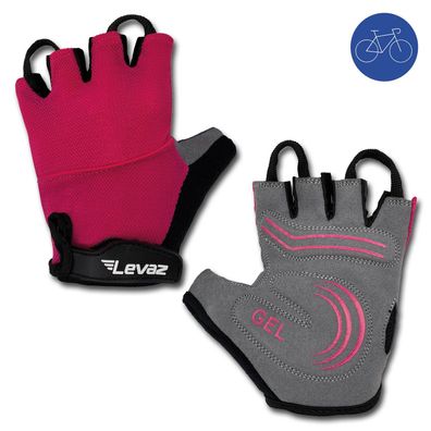 Fahrradhandschuhe Fingerlos AIR Größe S/M/L Sommer Fahrrad Bike Handschuh Damen Levaz