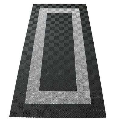 Ramroxx Performance Bodenfliesen Garagenboden Floor 2,8mx5,6m Grau Weiss Set3