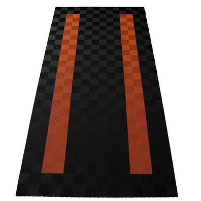 Ramroxx Performance Bodenfliesen Garagenboden Floor 2,8mx5,6m Schwarz Orange 4