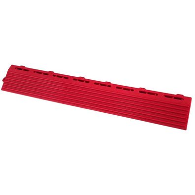 Ramroxx Performance Bodenfliesen Garagenboden Floor Seitenteil Rampe Rot Typ A
