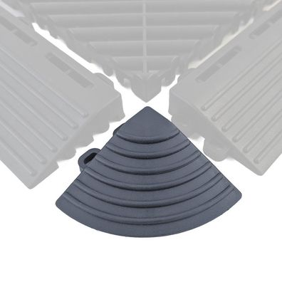 Ramroxx Performance Bodenfliesen Garagenboden Floor Ecke Eckteil Grau